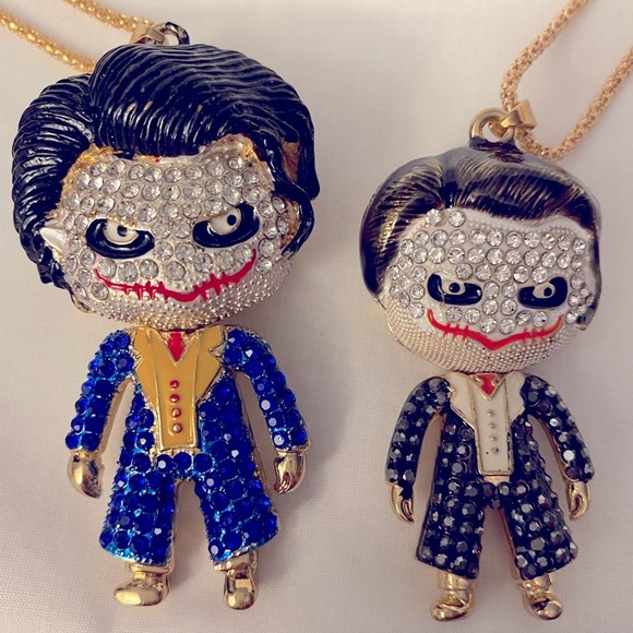 Jewelry - PAIR of Joker necklaces